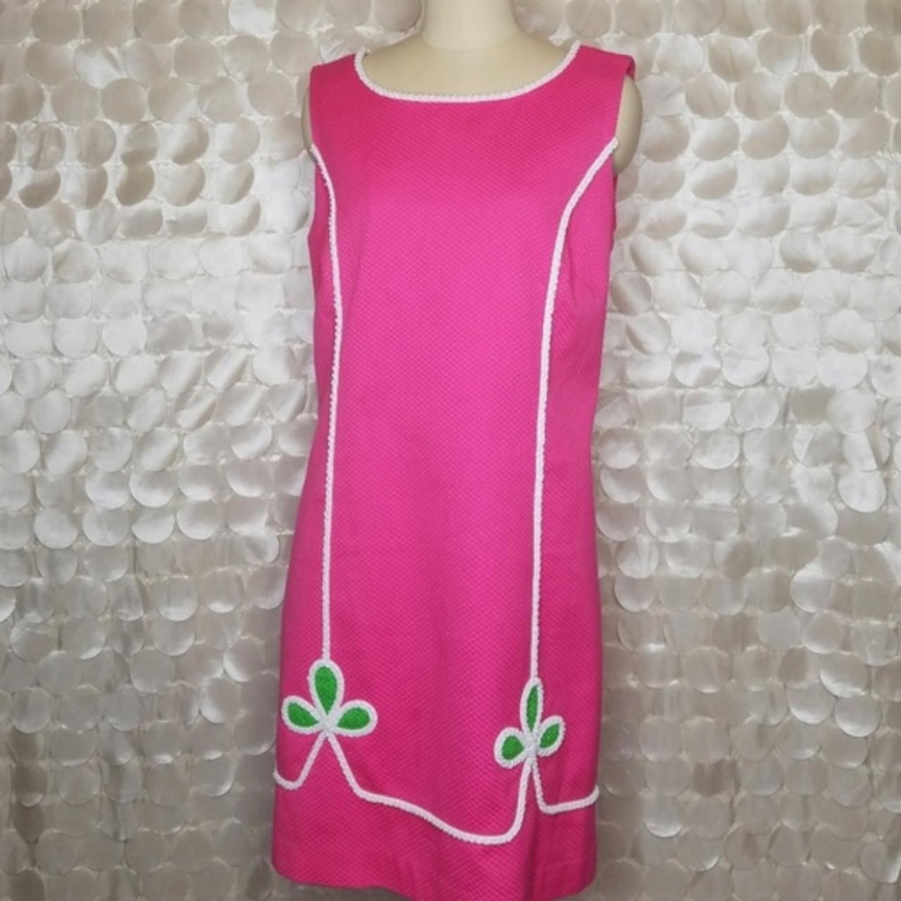 Vintage Lilly Pulitzer Daiquiri Pink Tenley Shift Jubilee Collection Sz 8 EUC